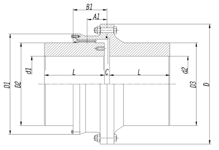 鼓形齒聯(lián)軸器-單側(cè)齒型(GICLZ)
